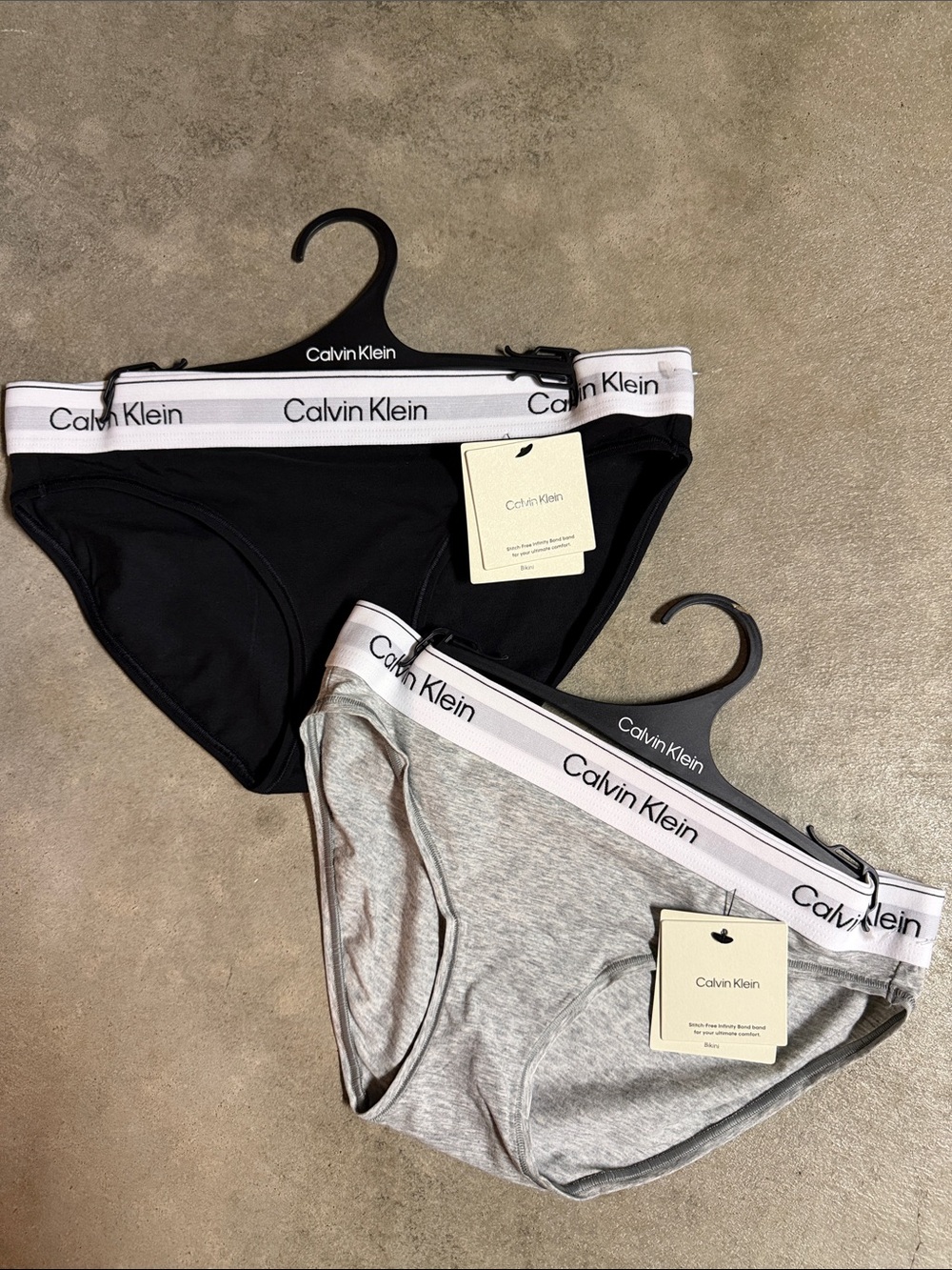 Calvin Klein Bikini Brief Set - Black & Grey